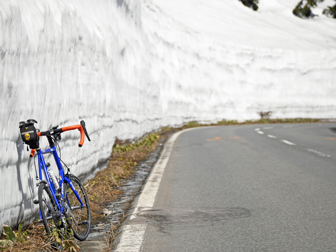 雪の回廊でGIOS FELUCAを撮影