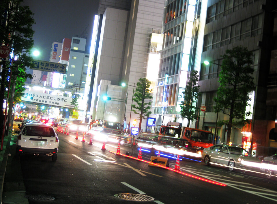 秋葉原の道路工事