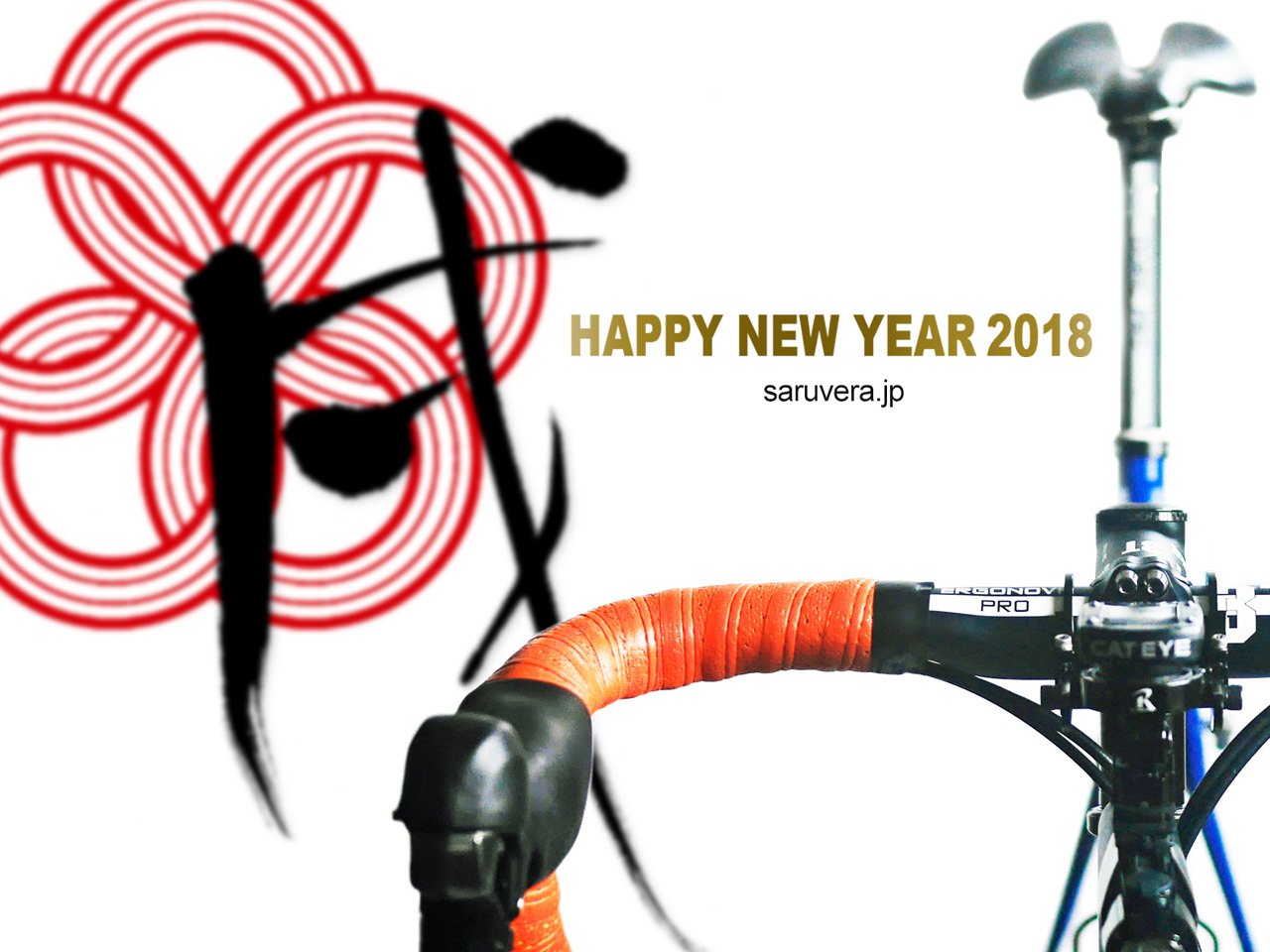 Happy New Year 2018 saruvera with GIOS FELUCA
