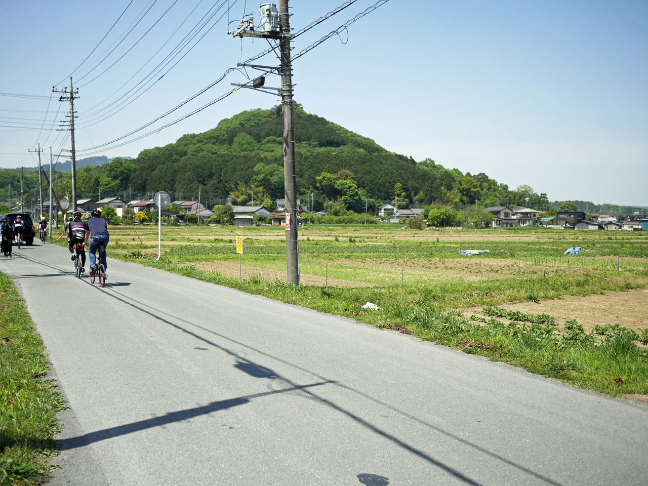 のどかな里山風景が広がる越生町をミニベロおやじが往く