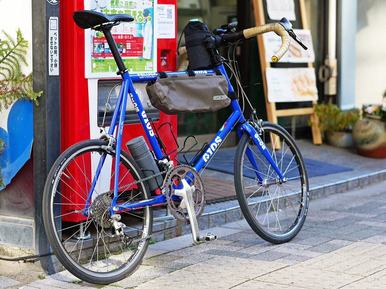 野点コーヒーの道具を積載した GIOS FELUCA