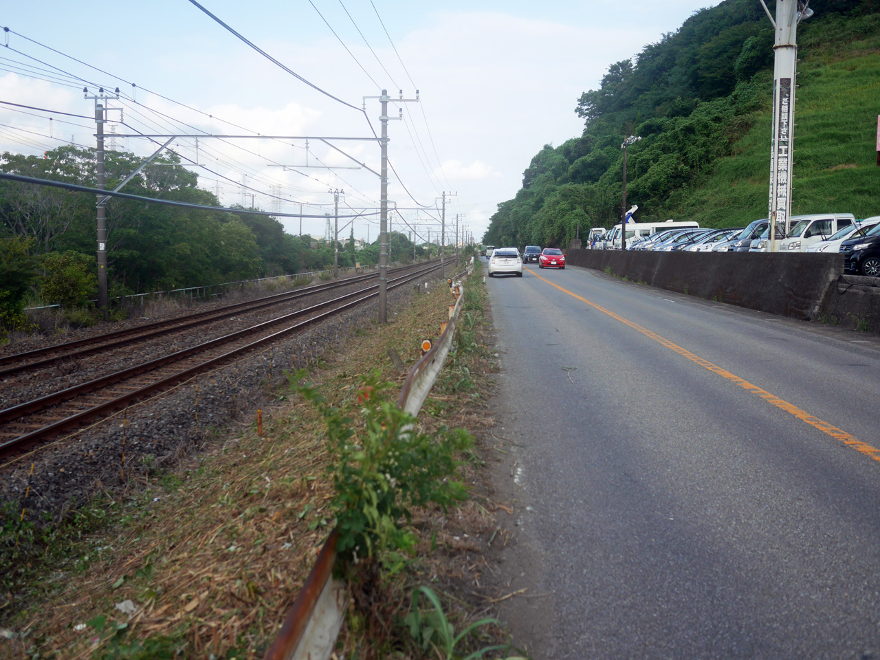 内房線を左手に、房総往還(県道24号)を北上