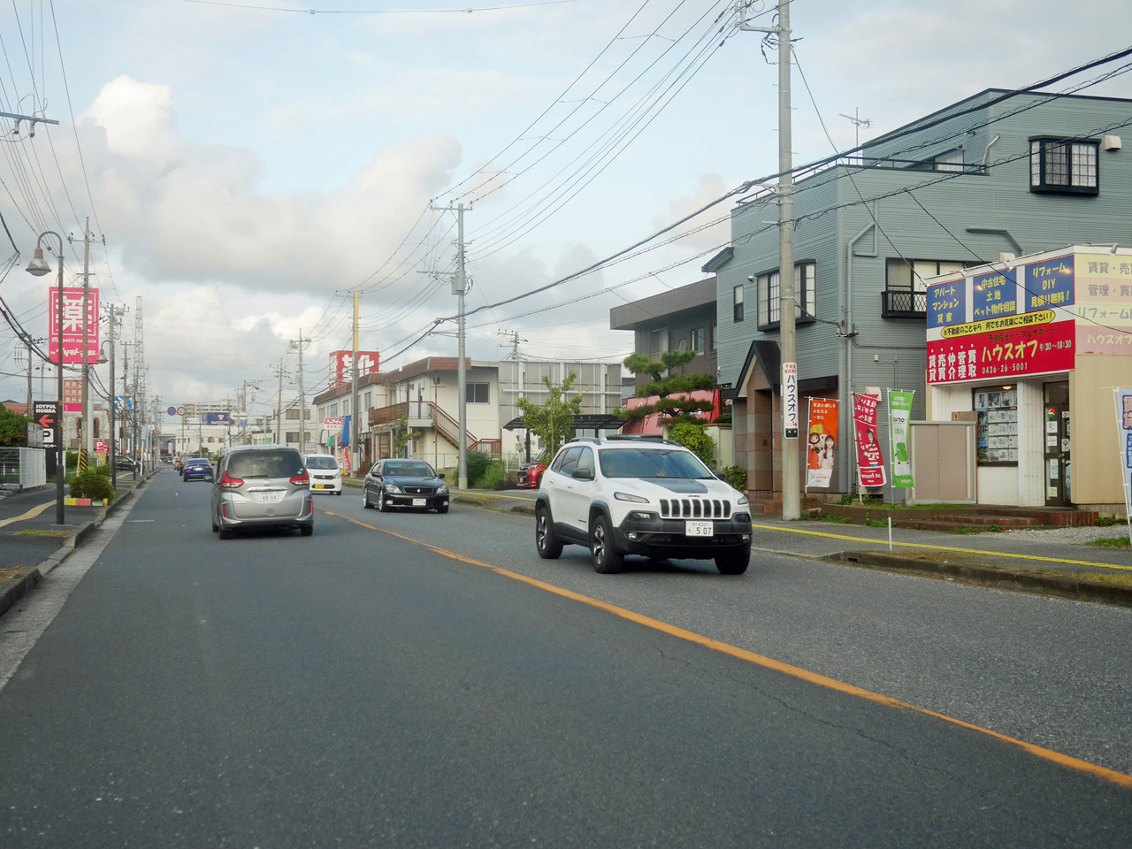 16:20頃に五井市街地へ突入