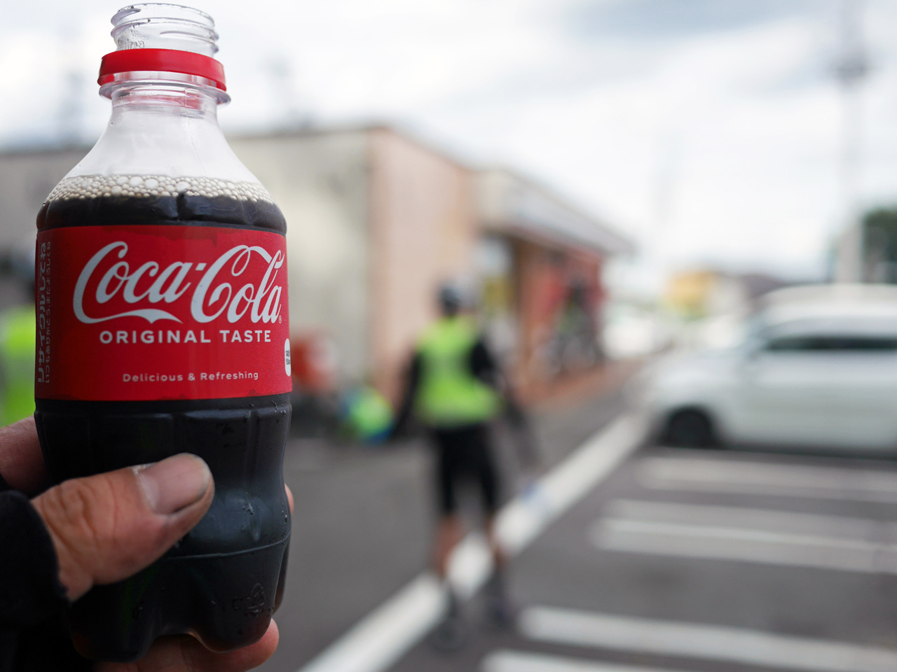 PC2のセブンイレブン岩舟曲ヶ島店で休憩と補給を済ませる