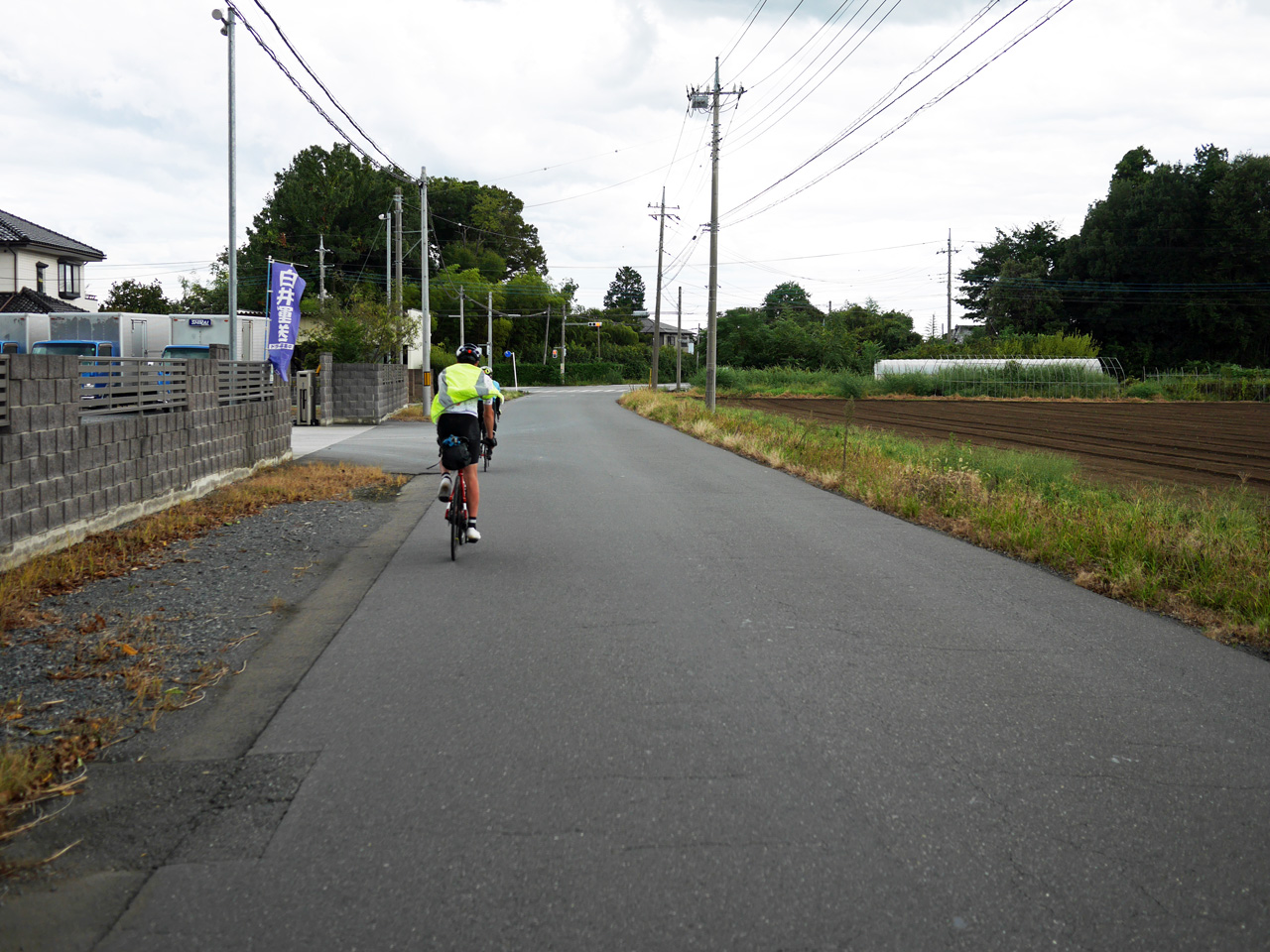 PC2を後にして栃木市内を南下