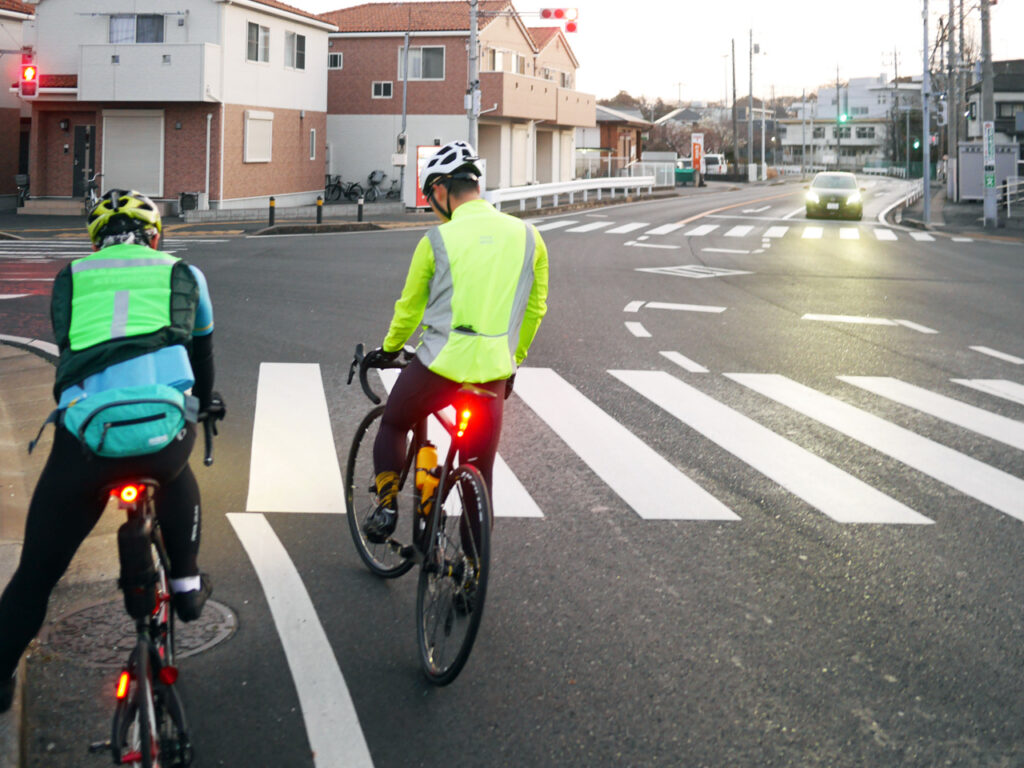 柏市に入ったあたりで雨が止んできた