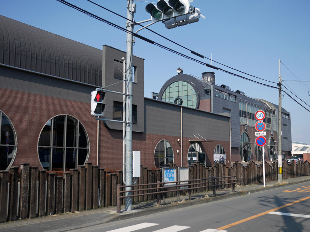 CP3の真岡駅が見えてきた